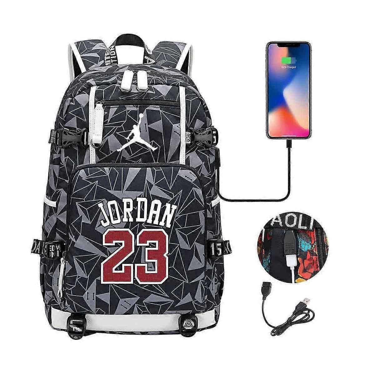 Multifunctional Usb Backpack Luminous Fluorescent Backpack