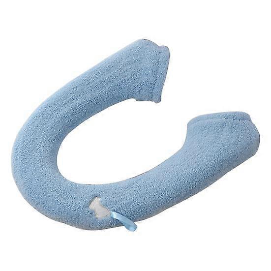 Toilet Seat Pad Soft Comfortable Button Design Toilet Seat Cover Washable Reusable Toilet Pad for Bathroom