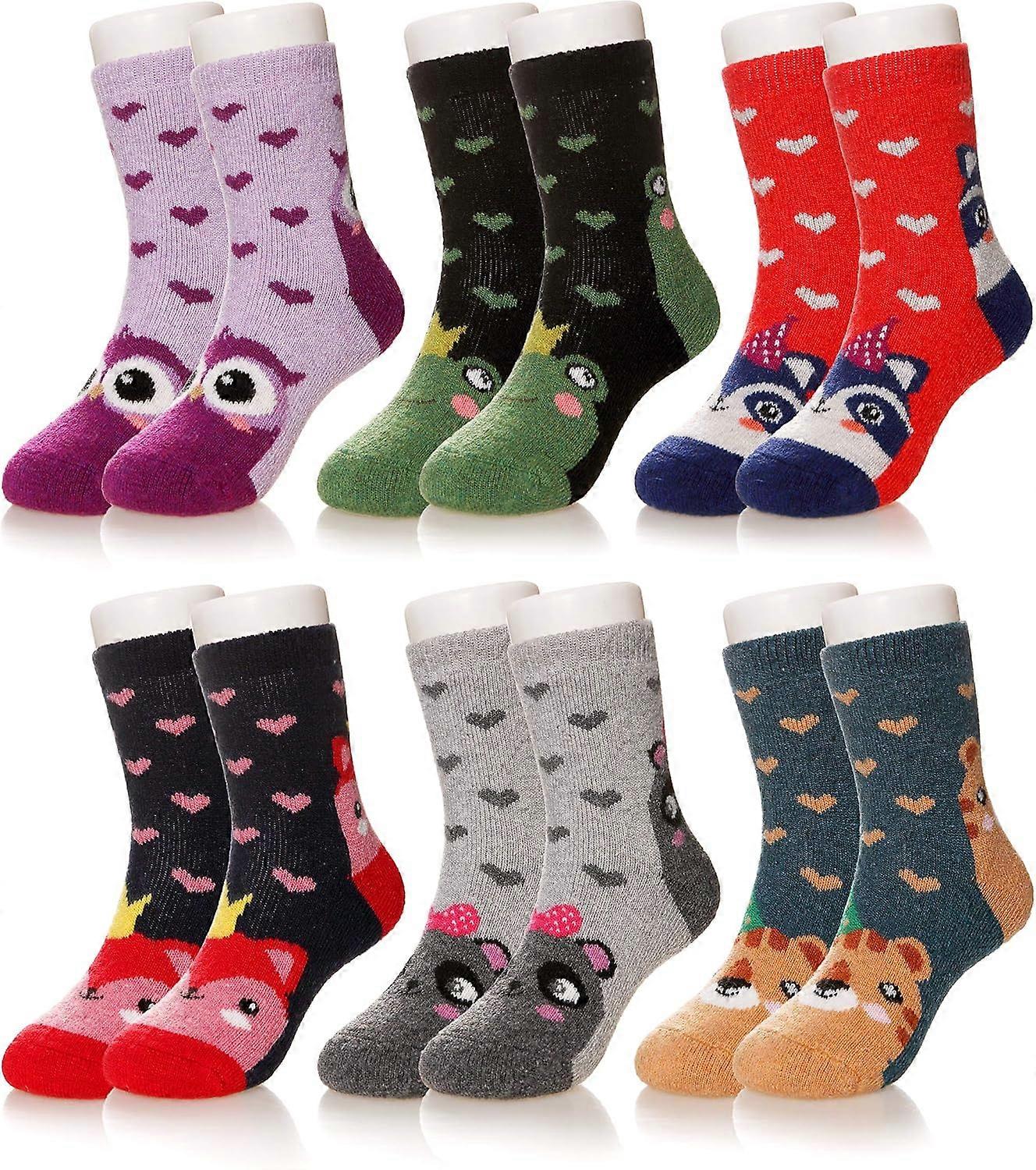 Vrouwen Fun Pattern en Solid Crew Socks-6 Pair Pack-Cool & Classic Design Gifts