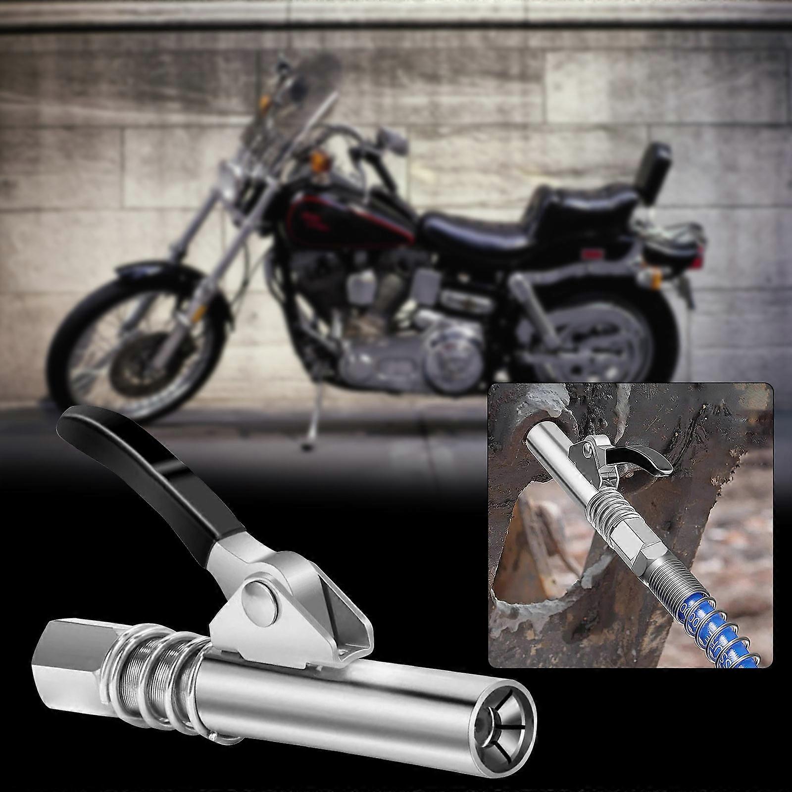 Lock The Lubricator With A Handle Grease Fitting