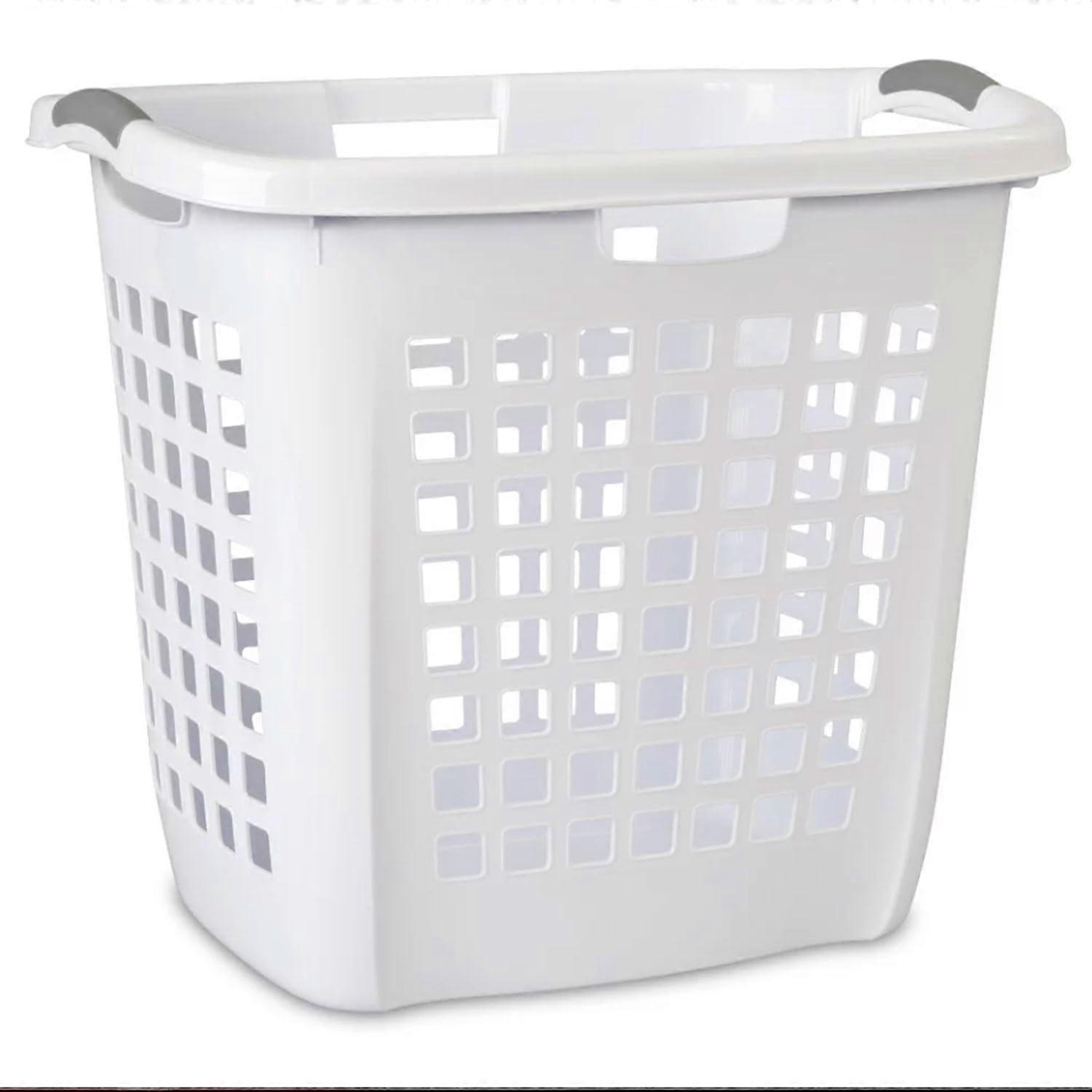 Laundry Hamper 2 Bushel Large Size with Lift Handles -    Clothing Storage Easy to Carry