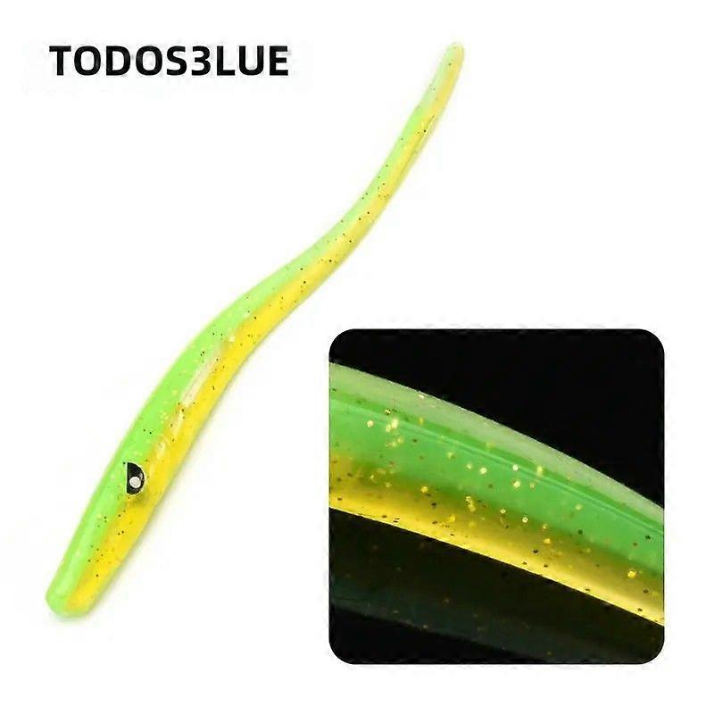 ALLBLUE Soft Water Bodies 130mm 6pcs Per Bag Sebaste Artificial Silicone Bait Snake Sardine Sea Fishing Necessity