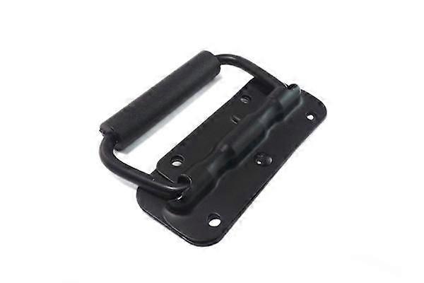 JUSCH Spring Loaded Surface Mount Handle with Rubber Grip, Zinc