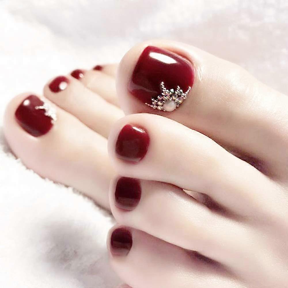 False Feet Nail Tips, Artificial, Stick on