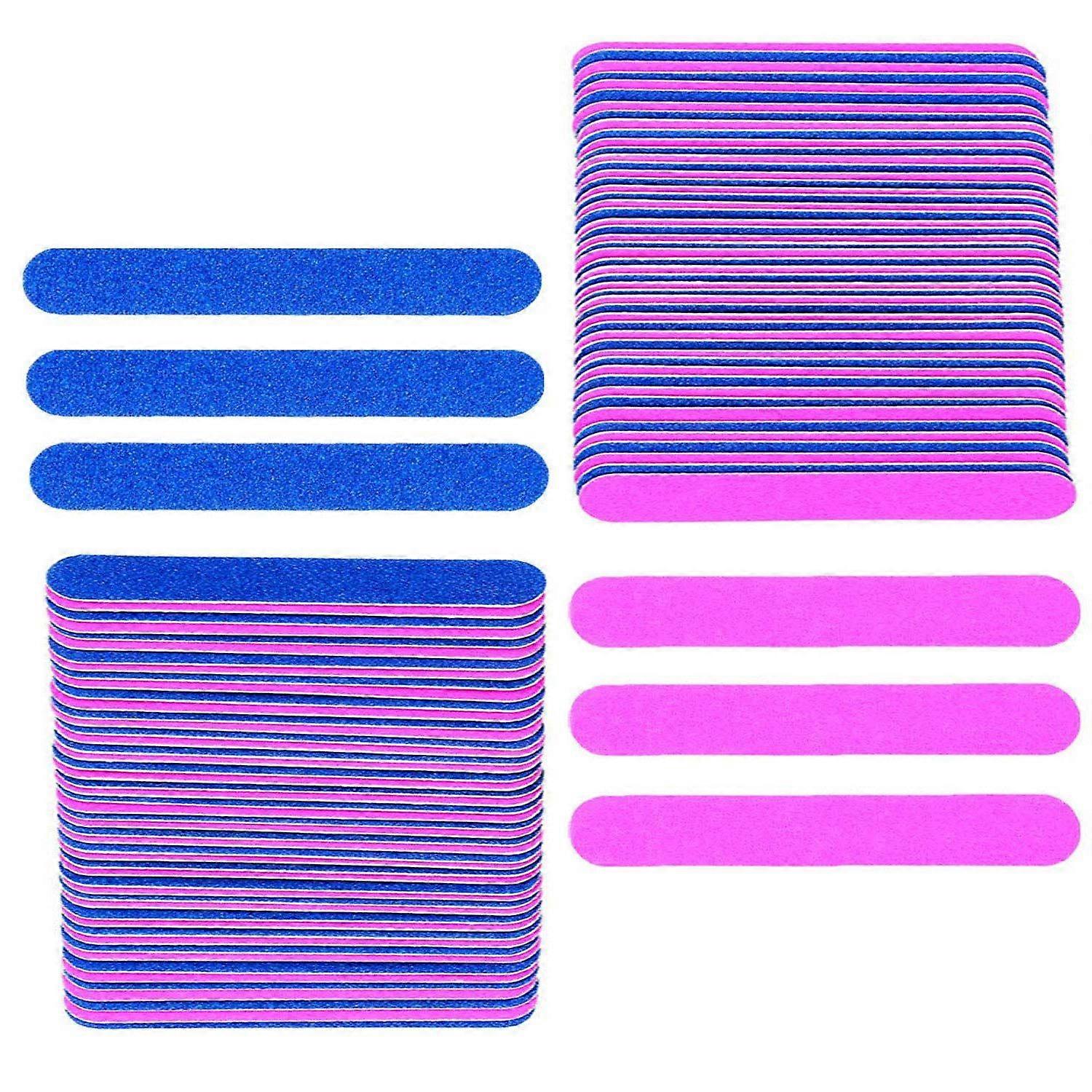 Mini Nail Files Bulk,100 Pcs Disposable Double Sided Emery Boards fast