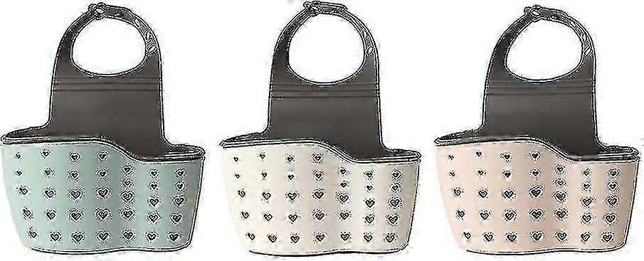 3pcs Hanging Drainer Basket for Sink Storage