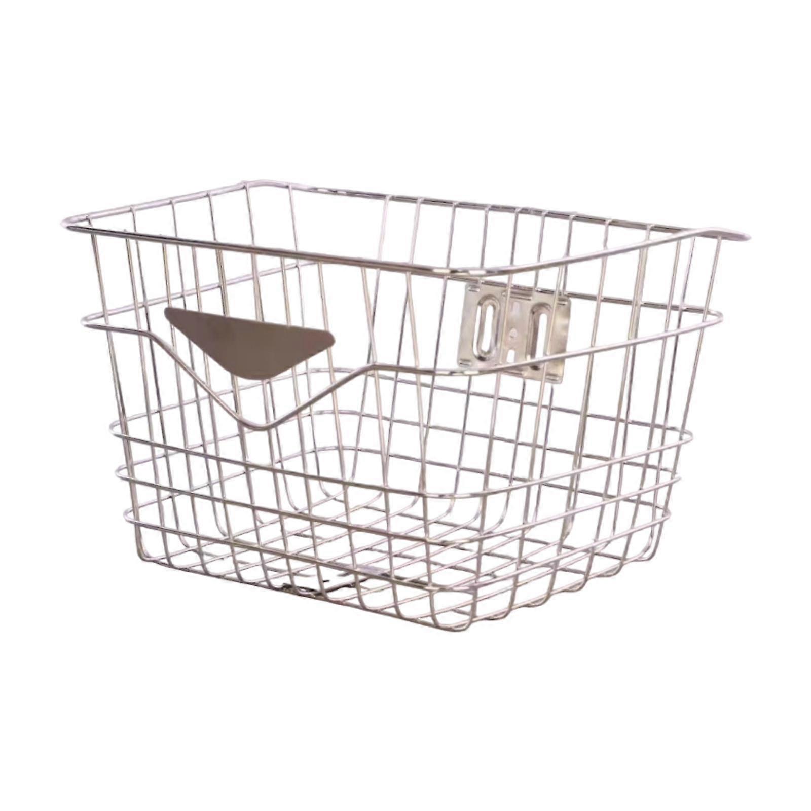 Bisiklet Sepeti Ön Gidon Sepeti Paslanmaz Çelik Taşıma Evcil Hayvanlar Sağlam Çeşitli Eşyalar