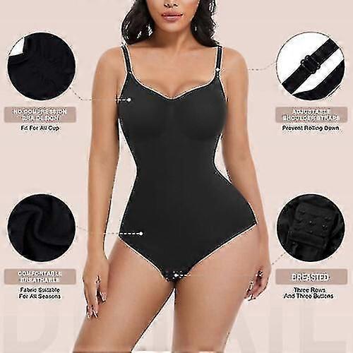 Womens Full Body Shaper Shapewear Seamless Firm Tummy Control Slimming Bodysuit