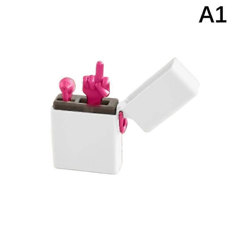 Funny Middle Finger Lighter Model, 3D Printed Middle Finger Prank Gift Quit-Smoking Buddy Perfect Gag Gift (not A Real Lighter)