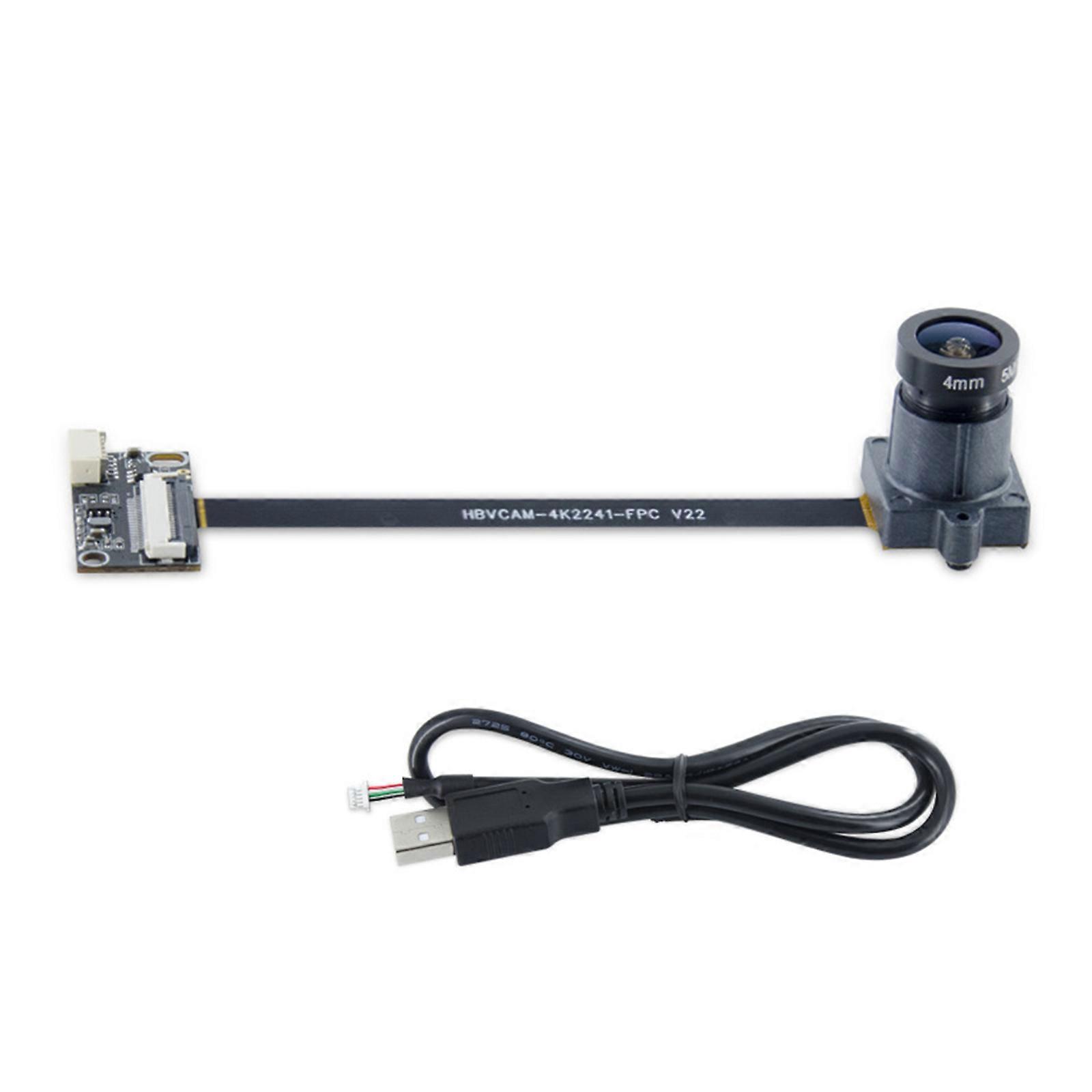 Mini 8MP USB2.0 Camera Module Versatile Use,3840x2160 MJPEG with 50cm 5P1.0MM USB Cable Wide Field of View 95°/ 125°