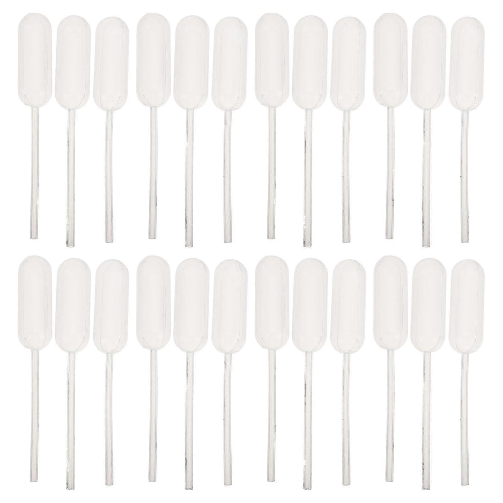 100pcs Plastic Pipettes Droppers Disposable Experiment Liquid Droppers (4ml)  hk