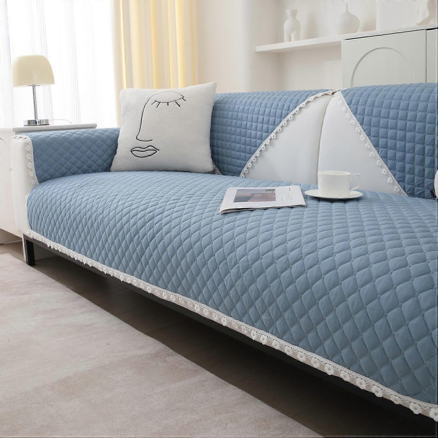 Quilted Sofa Cover Dogs Pets Kid Anti-Slip Couch Covers Anti-wear Slipcovers Furniture Protector Seat Cover