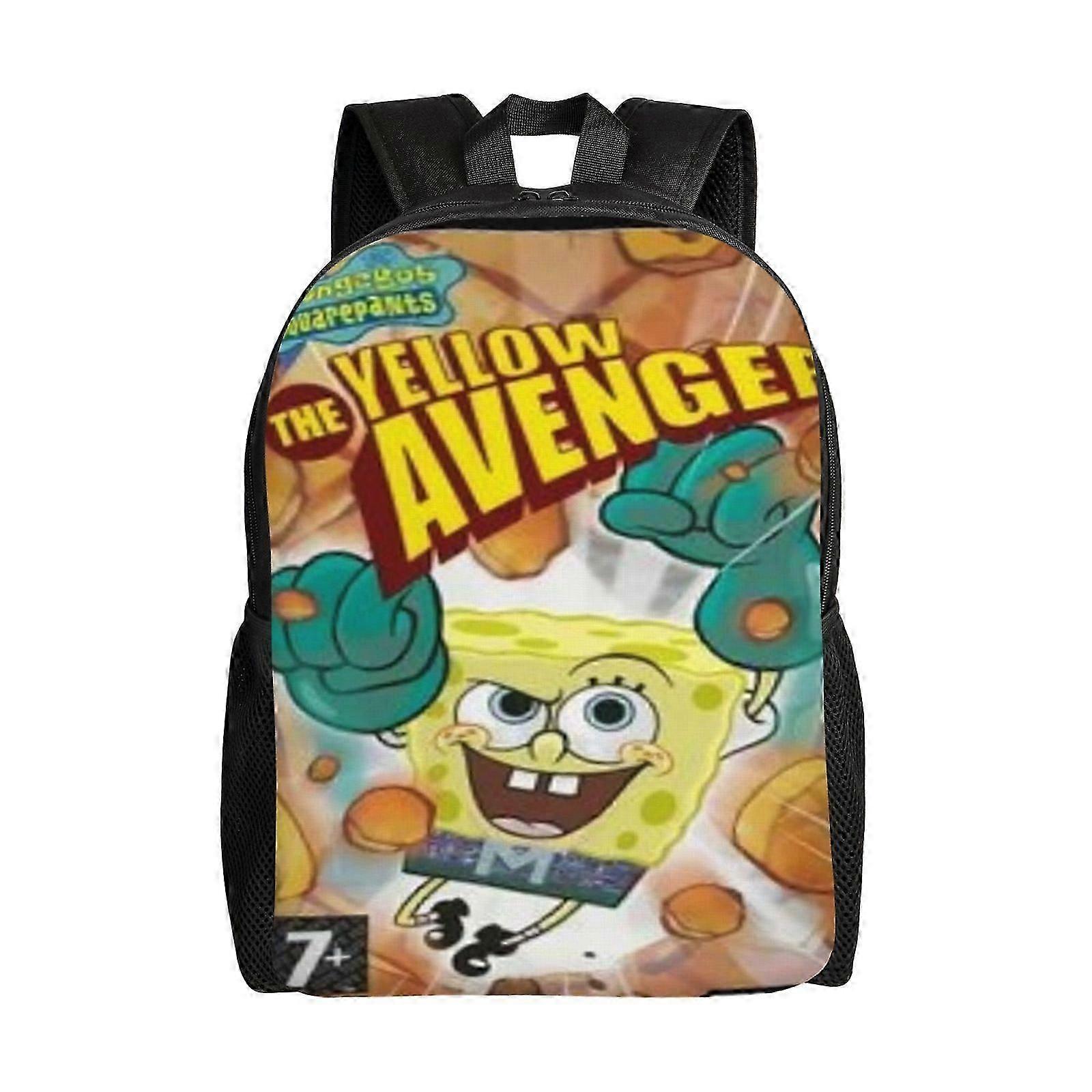 a769 سبونجبوب سكوير بنطلون مدرسة حقيبة ظهر حقيبة كتب حقيبة مدرسية للمراهقين الأولاد والبنات qghg769