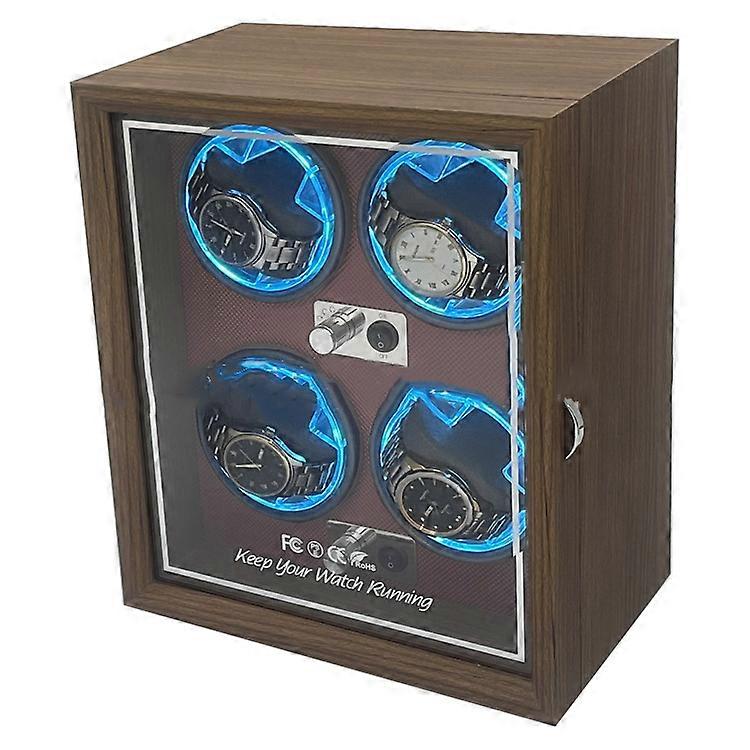 Watch Winding Box Super Quiet 4 Mechanical Electric Automatic Rotation Watch Vibrator for Display
