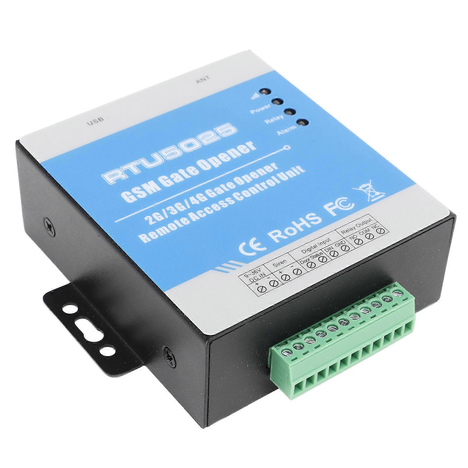 RTU5025 Gate Opener GSM 3G 4G LTE Wireless Remote Gate Opener Operator Garage Door Access Controller AC 100‑240V 4GL‑AU AU Plug 
