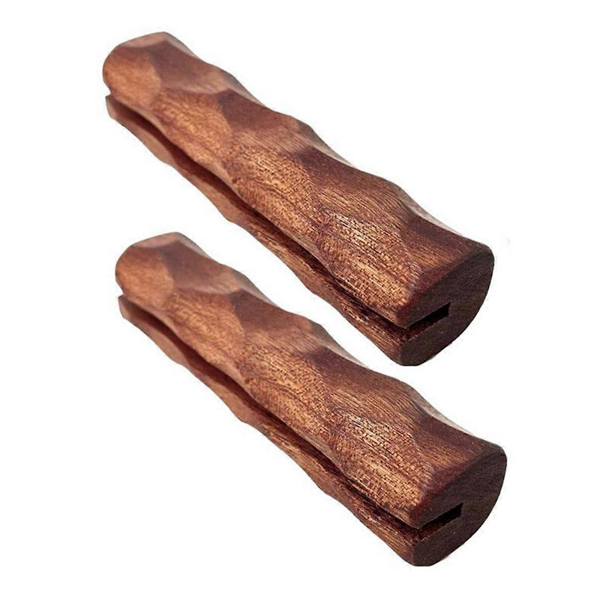 Wooden BBQ Pan Handle Anti Scald Heat Insulated Grip