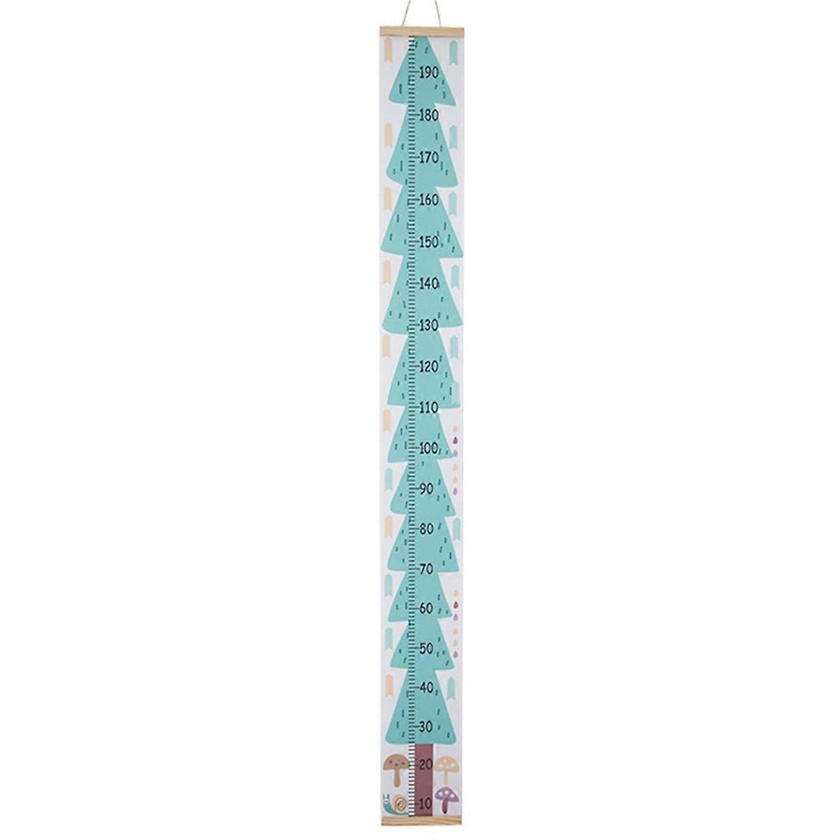 F Canvas Growth Chart for Kid -Unisex Kids Room Wall Decor- Measuring