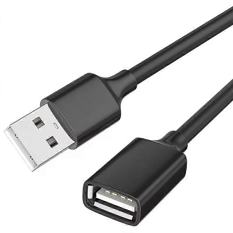 USB 2.0 Male to Female Extension Cable for PC TV Mobile Hard Drive Compatible with USB Micro USB Data Cable