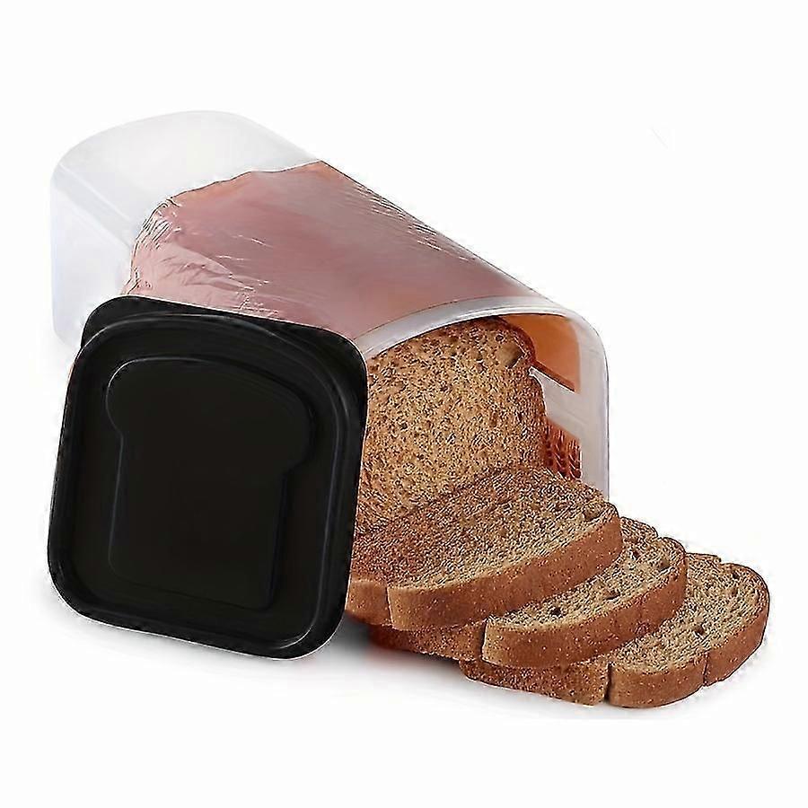 Large-Capacity Bread Box with Leak-Proof Lid - Stackable Kitchen Organizer for Bread, Toast, and Grains Storage - Essential Kitchen Accessory