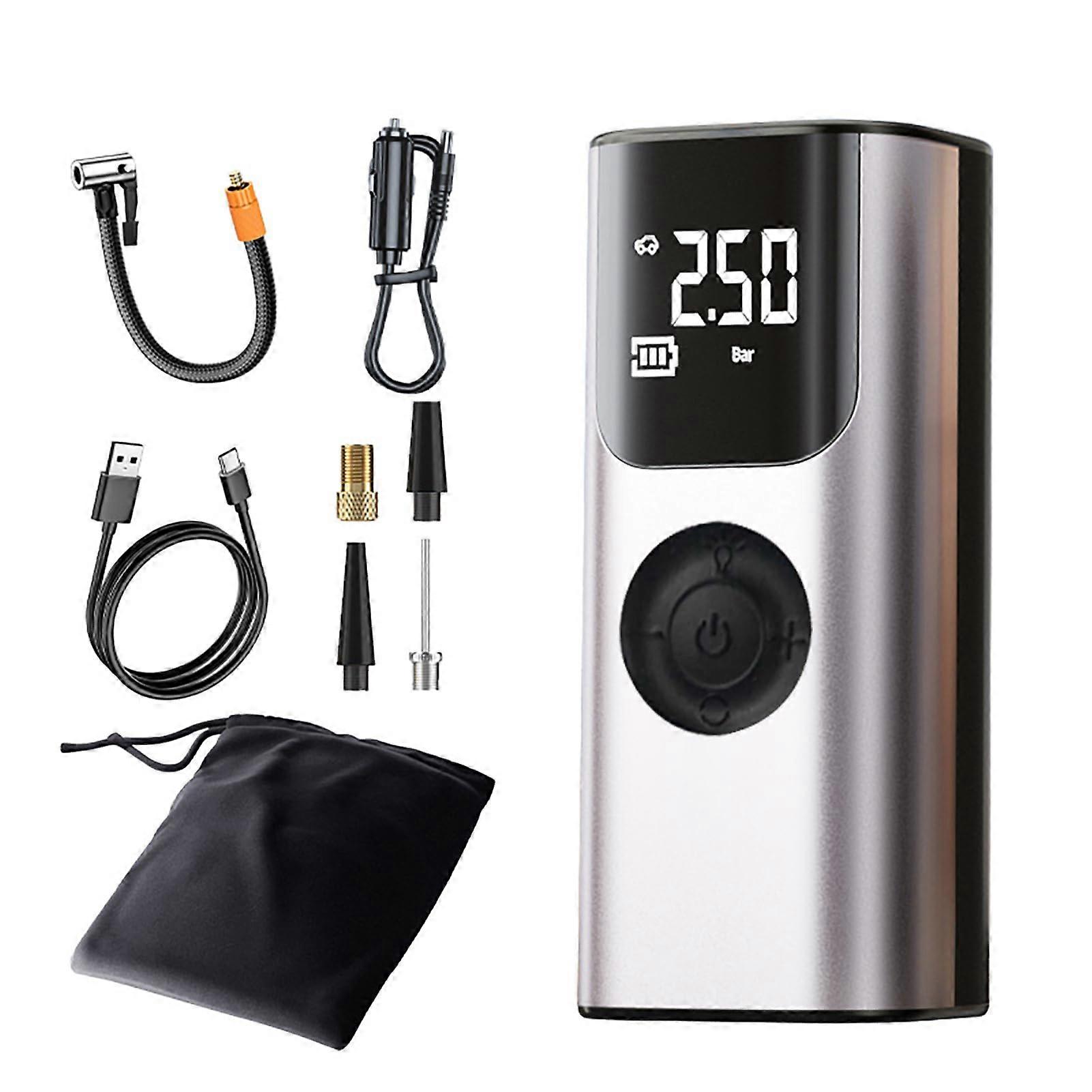 Tire Inflator Air Compressor-160PSI Air Pump, Accurate Pressure LED Display