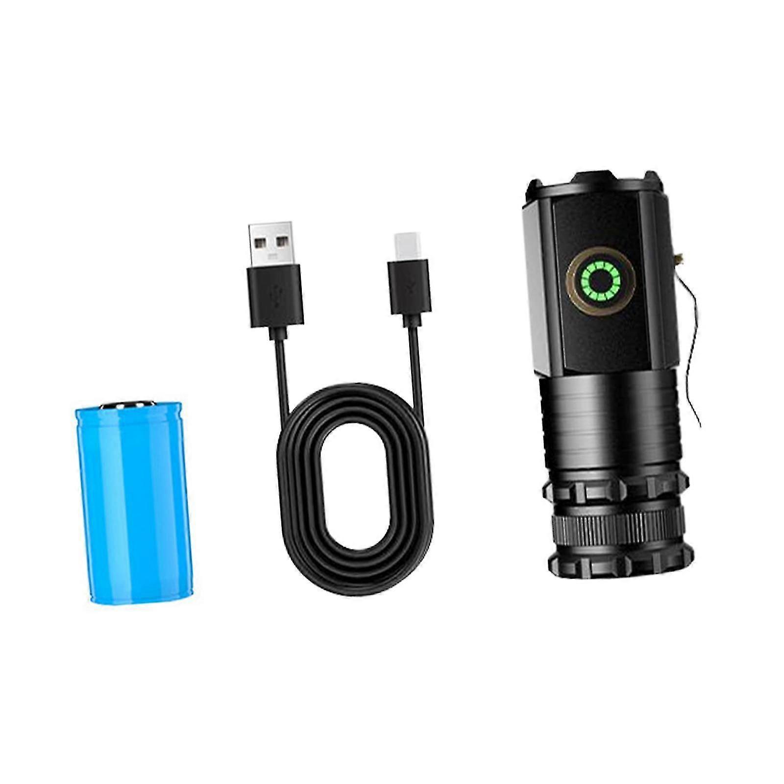 Portable flashlights 5 Modes Handheld Torch Lights for Emergency Travel Tent Without Battery
