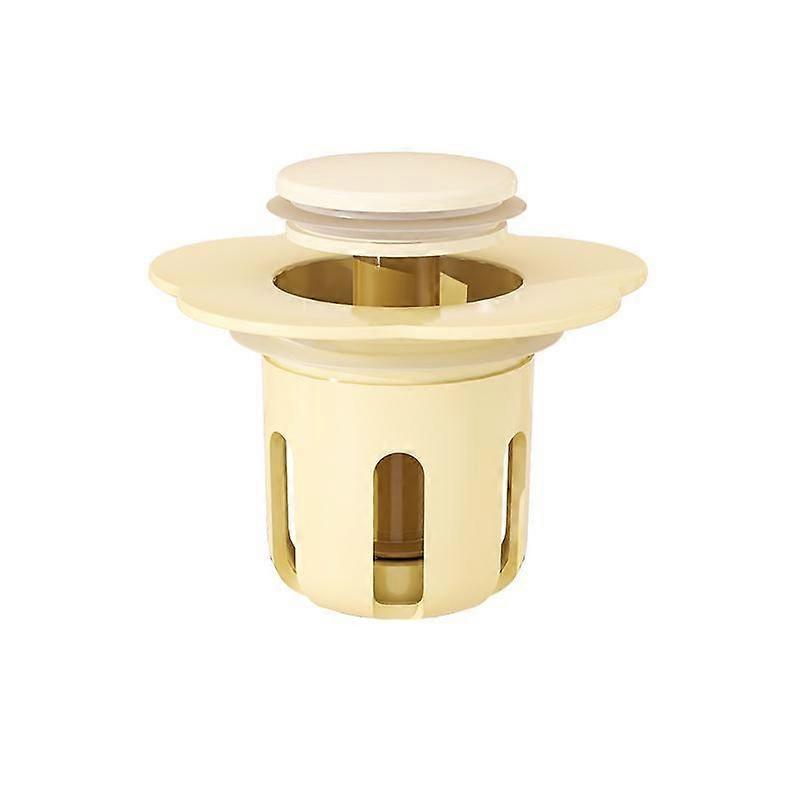 Flower Shape Filter Anti-Clogging Basin Bounce Core,Push Pop-up Drain Filter