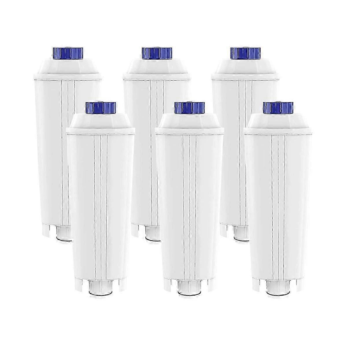 6 Pack Of Coffee Machine Filter for Dlsc002 Filter Ecam, Esam, , Bco, Ec with Activated Carbon Softener