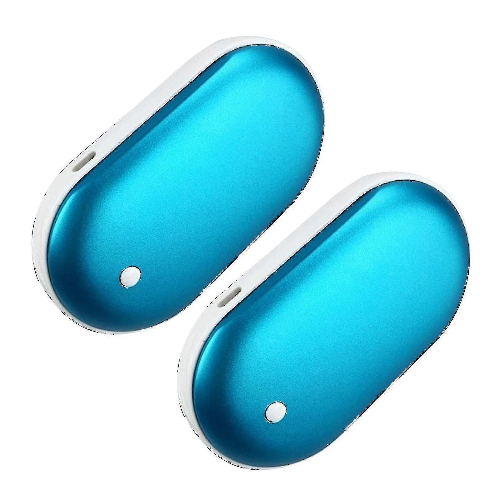 2 Pack Rechargeable Hand Warmers Usb Power Bank Electric Pocket Heater Warmer-yuhao
