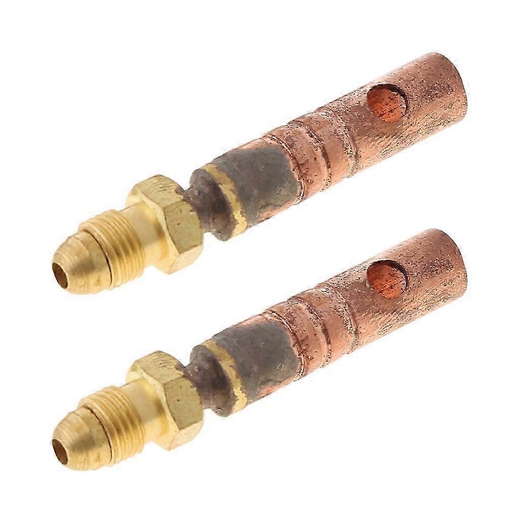 2 Pieces/set TIG Welding Torch Fitting Connector Adapter Mixed Material Made