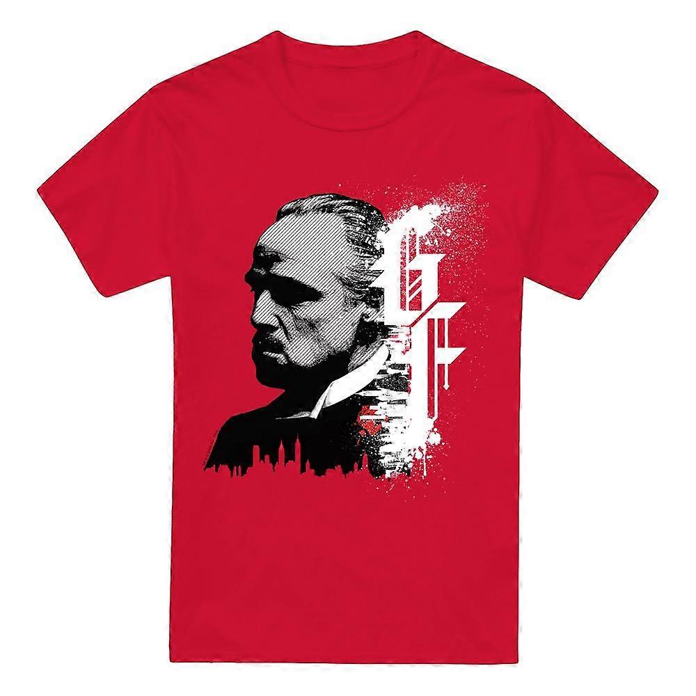 Gudfaren Spray T-skjorte for menn