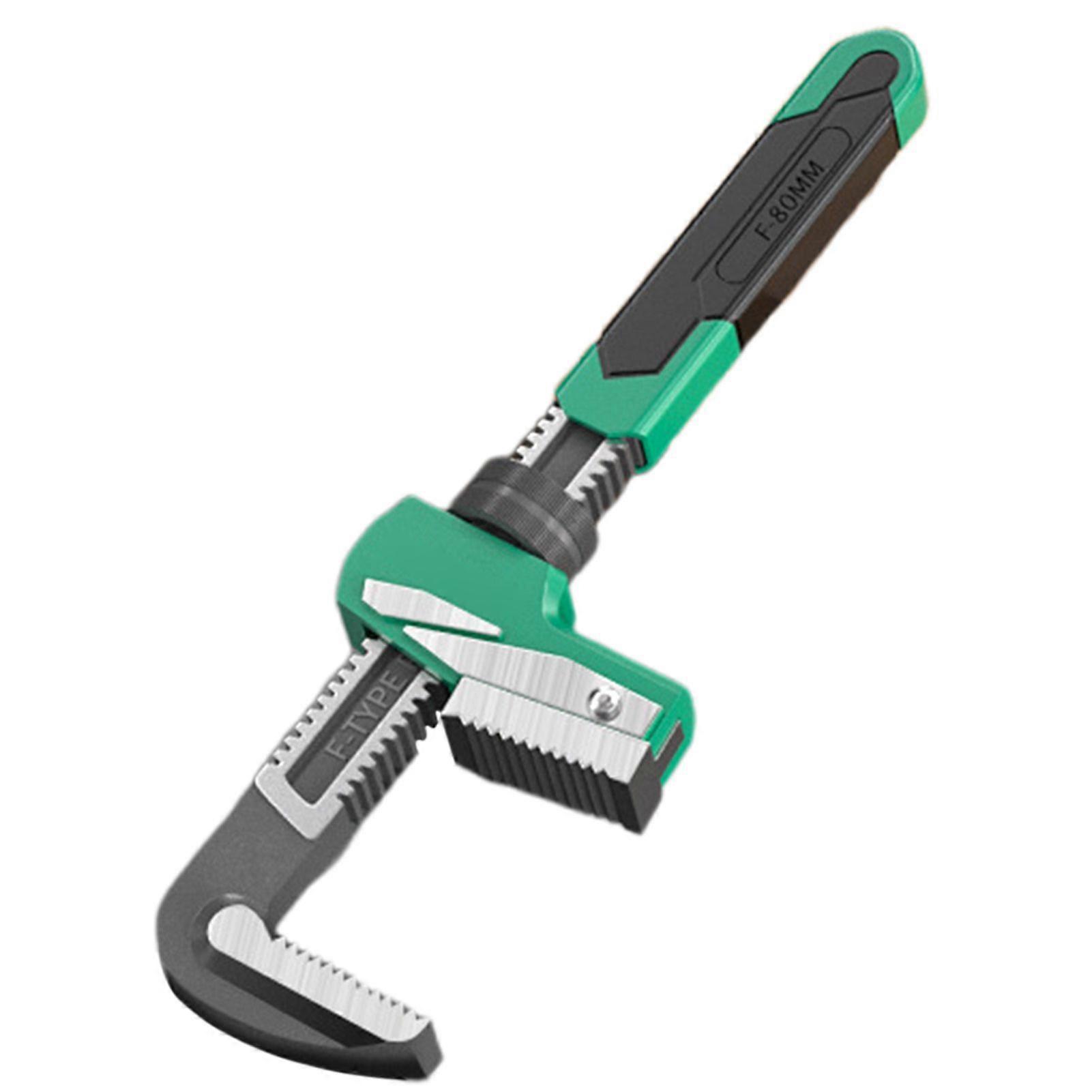 Wide-Jaw Adjustables Wrench Right-Angle F Type Pipe Wrench Auto Repair Wrench Plumber Wrench Tool