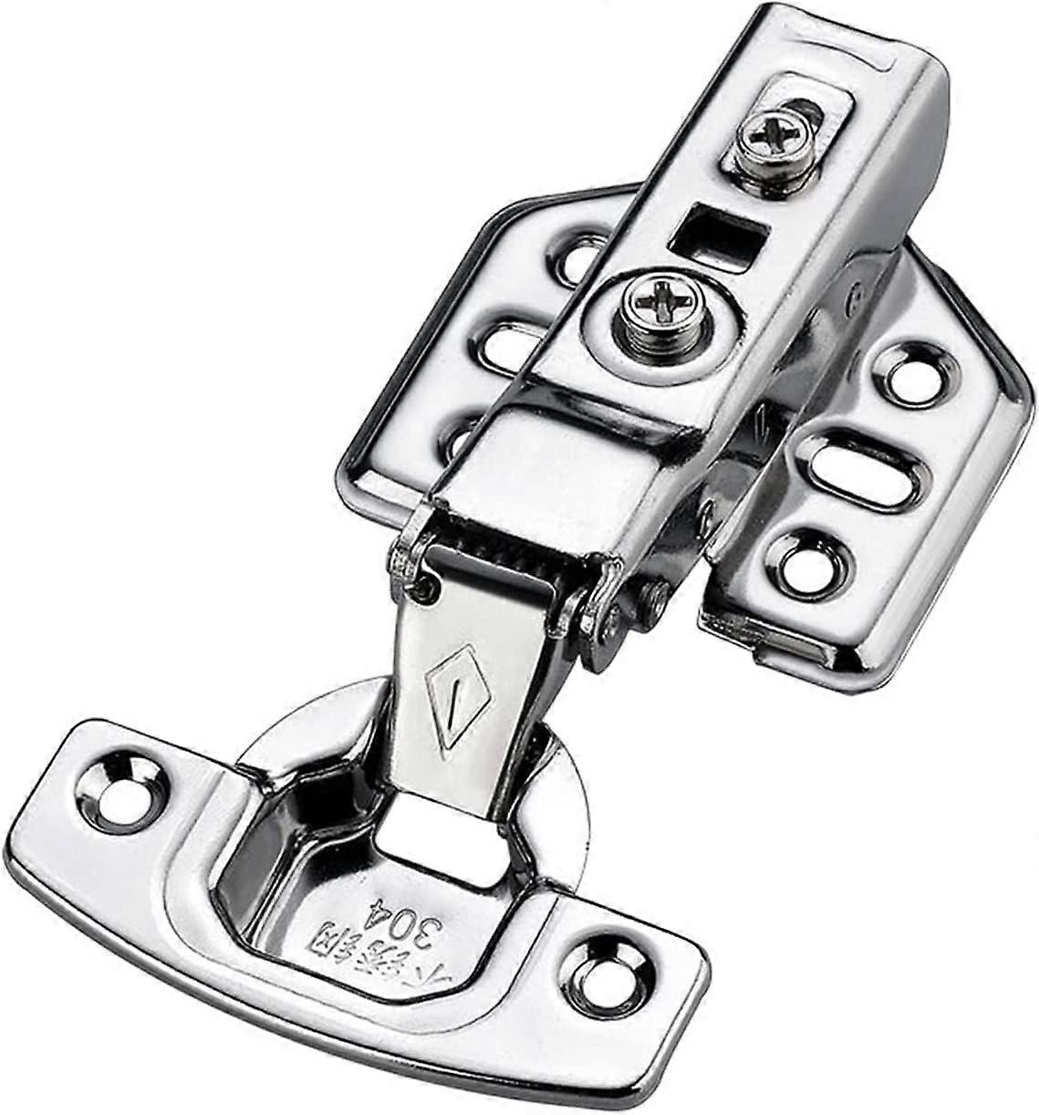 Door Hinges Soft Close Add-On, Hydraulic Ball Bearing Cabinet Hinges, 1/10 Pcs, 100kg Load Capacity, Durable Design