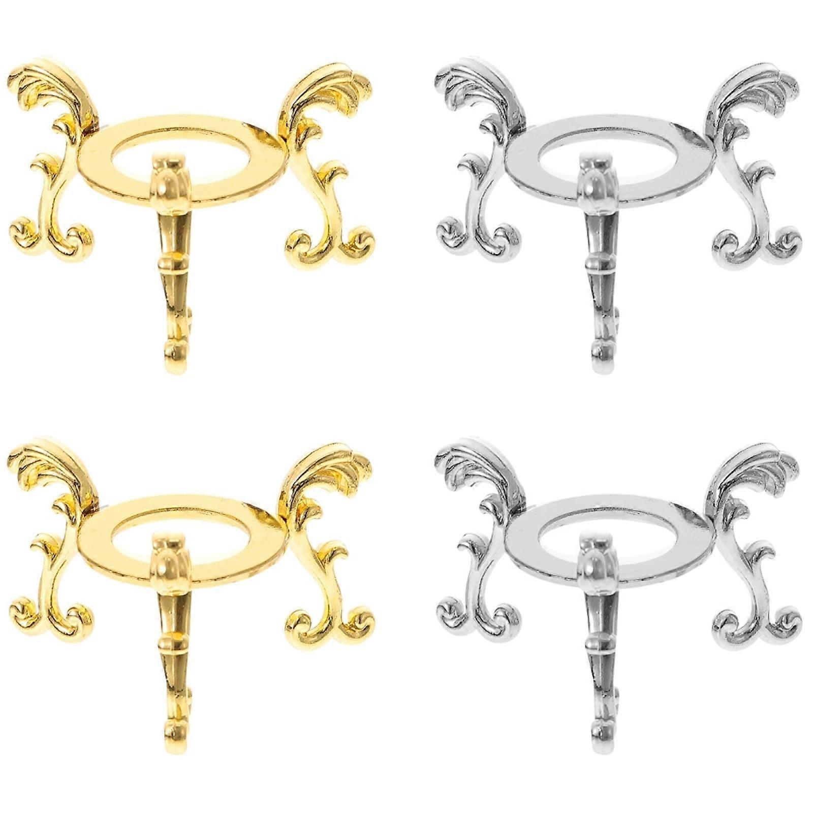 4 Pcs Crystal Ball Seat Small Stand Sphere Stand Home Accessories Decor Feng Shui