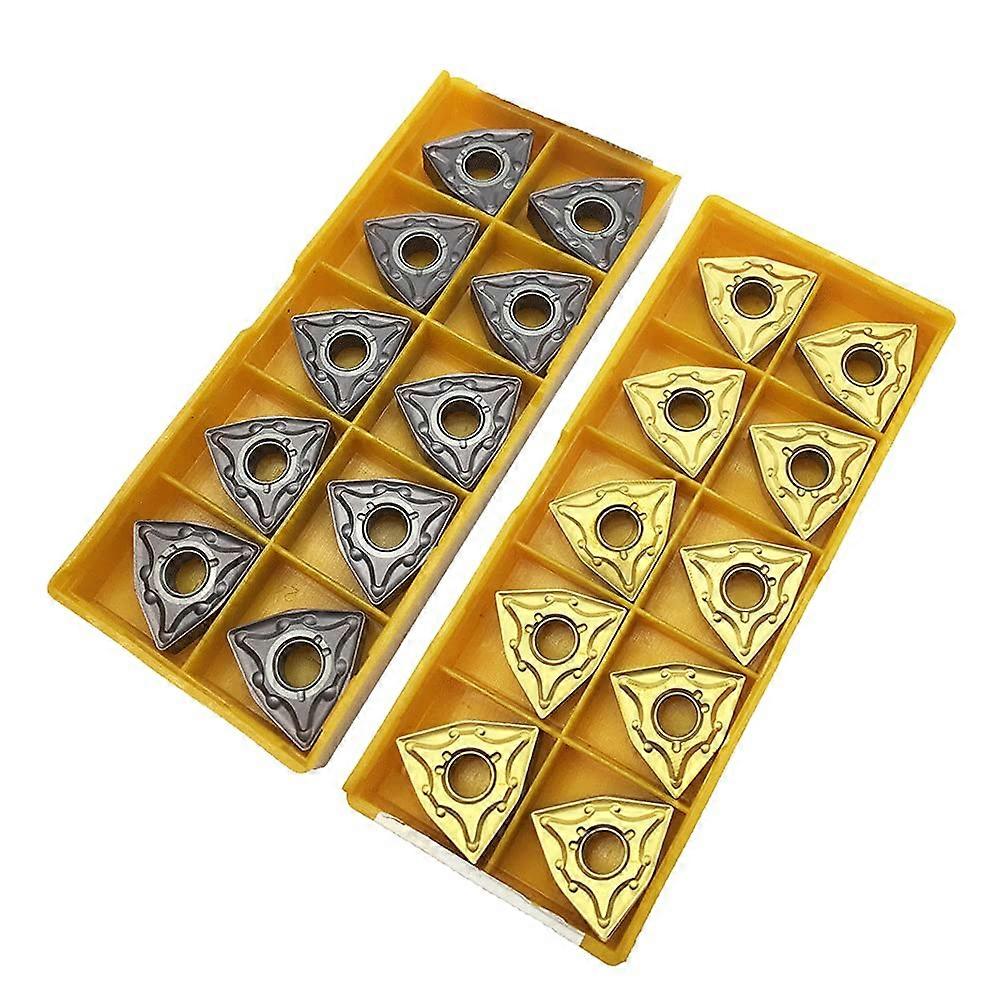 WNMG431 WNMG432 Lathe Indexable Solid Carbide Turning Insert Blade for Lathe Tool Holder for Copper, Aluminum, Stainless Steel