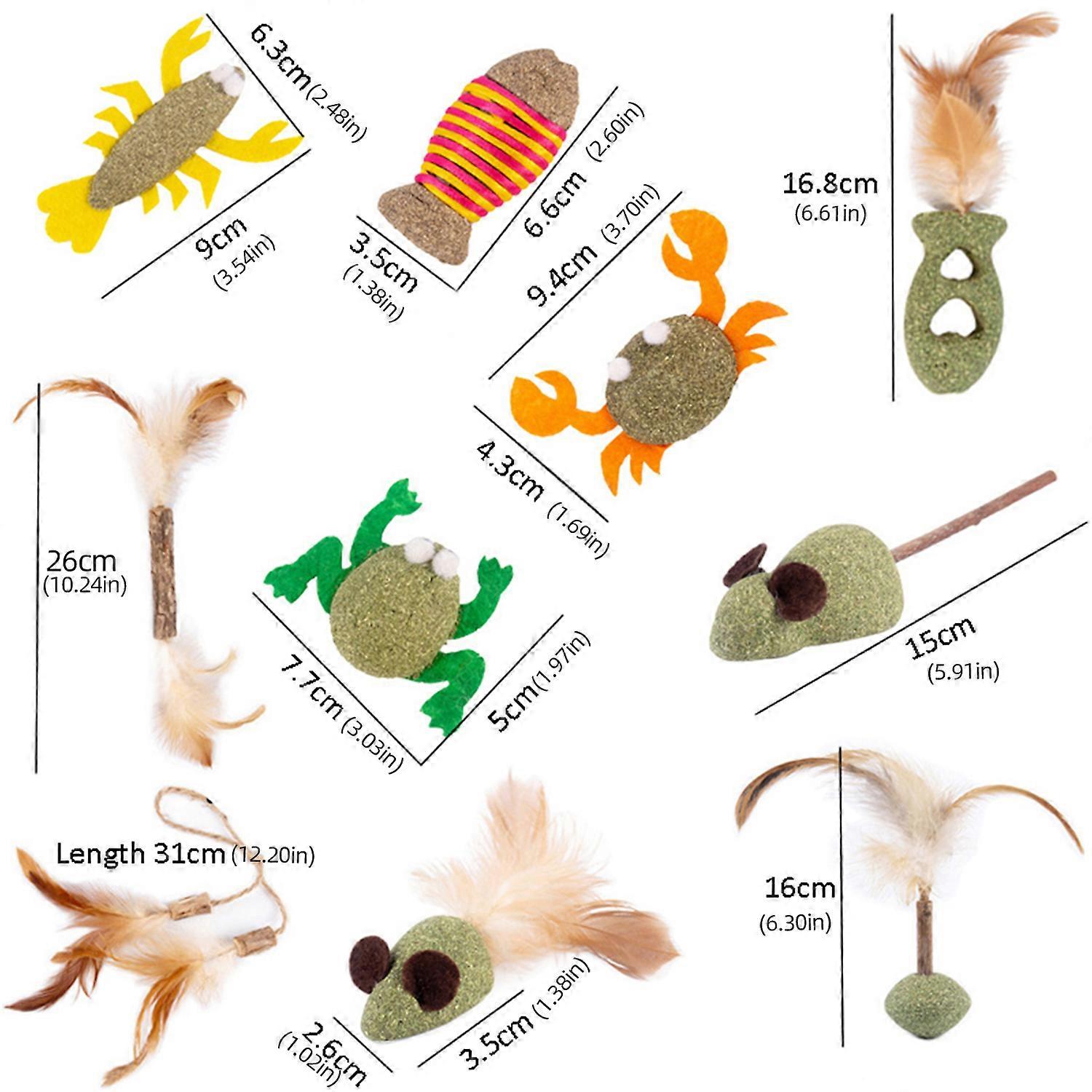 Catnip Toys for Cat Teeth Cleaning Chew Toy Make Your for Cat Feel Calm and Relaxed Gift 100% Natural Wild Harvested No