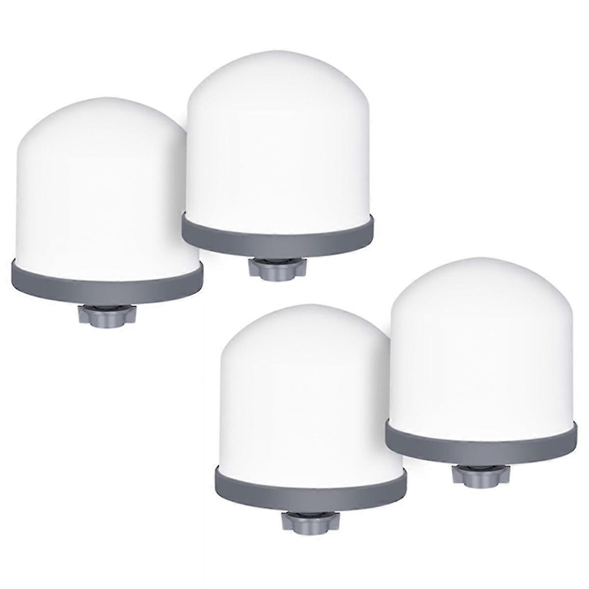 4Pack Replacement Ceramic Dome Water Filter 0.2 to 0.5micron for Countertop Portable Water Purification System