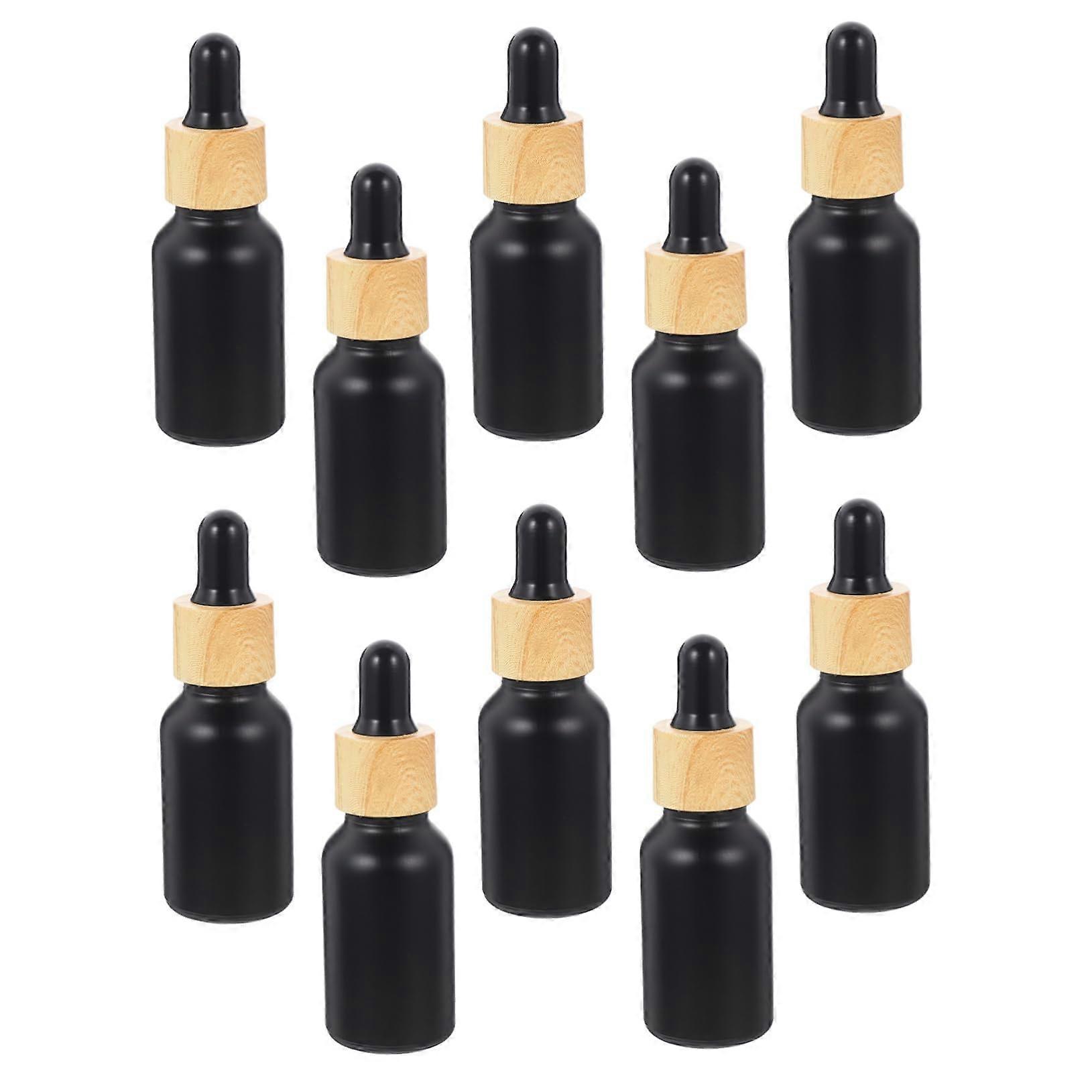 Convenient Empty Oilbottle Set 10pcs Essential Oil Bottles Dropper for Laboratory Use