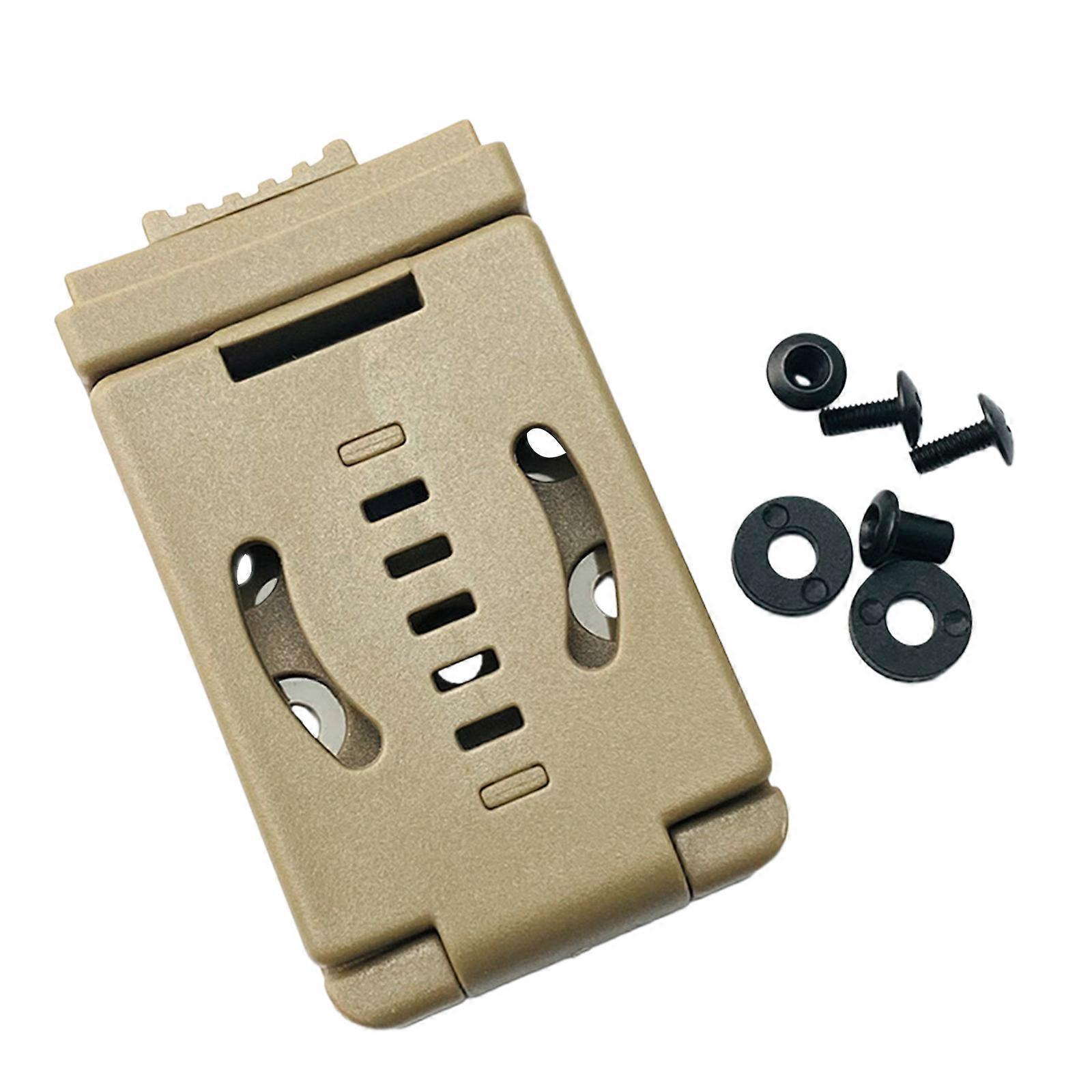 Quick Open Waist Clip K Sheath Clamp Multifunctional Back Clip Universal Utility Belt Clip Modification Accessories Desert Color