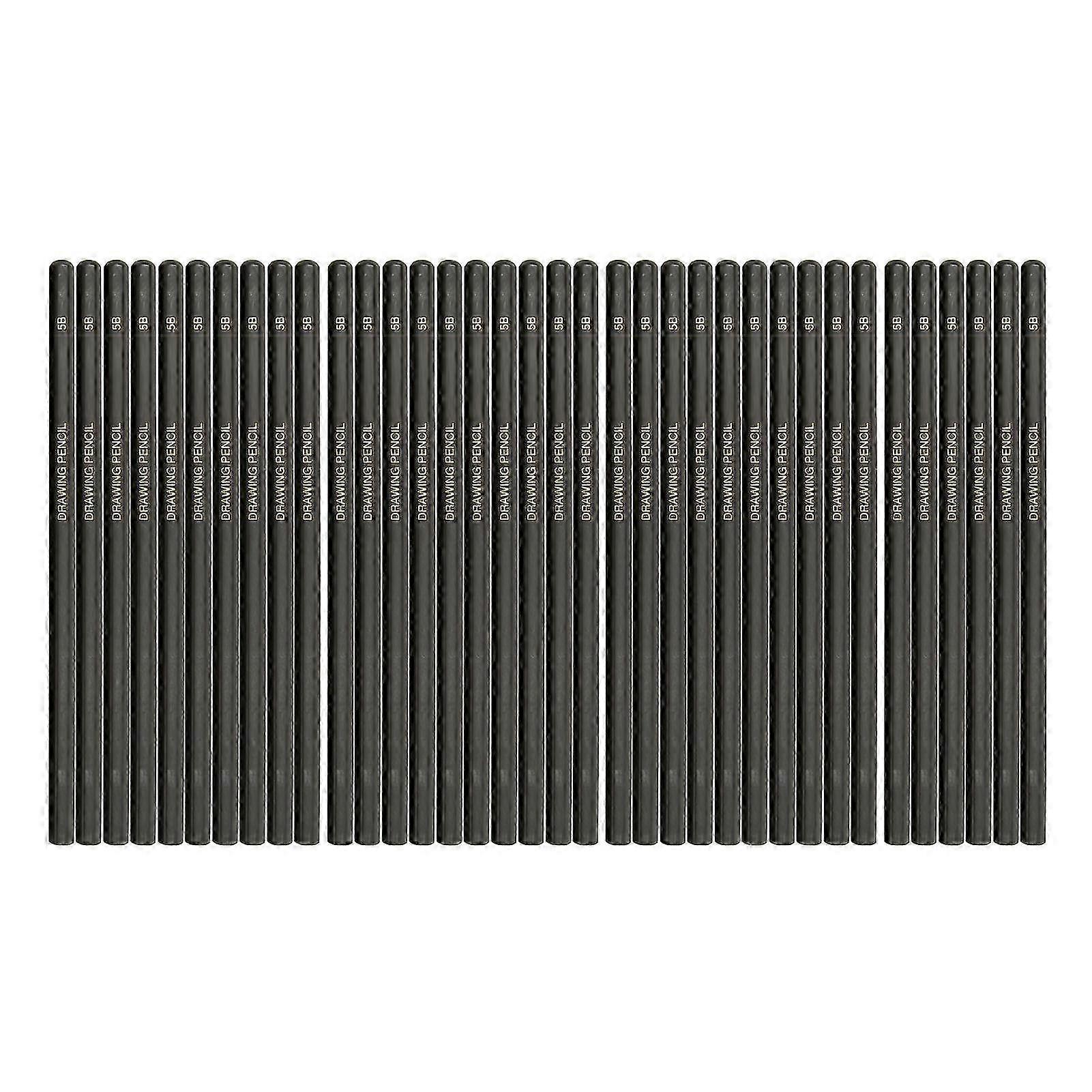 36 قطعة رسم رسم أقلام رصاص مجموعة قلم رصاص مقبض مريح من الجرافيت مجموعة للفنانين المبتدئين 5B
