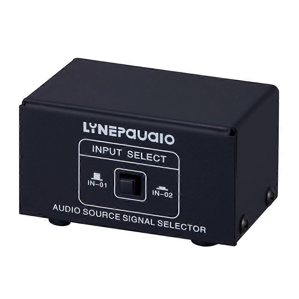 Portable Audio Splitter Switcher Headphone Splitter Box 3.5mm Stereo Audio Converter 2 Input 1 Output / 1 Input 2 out