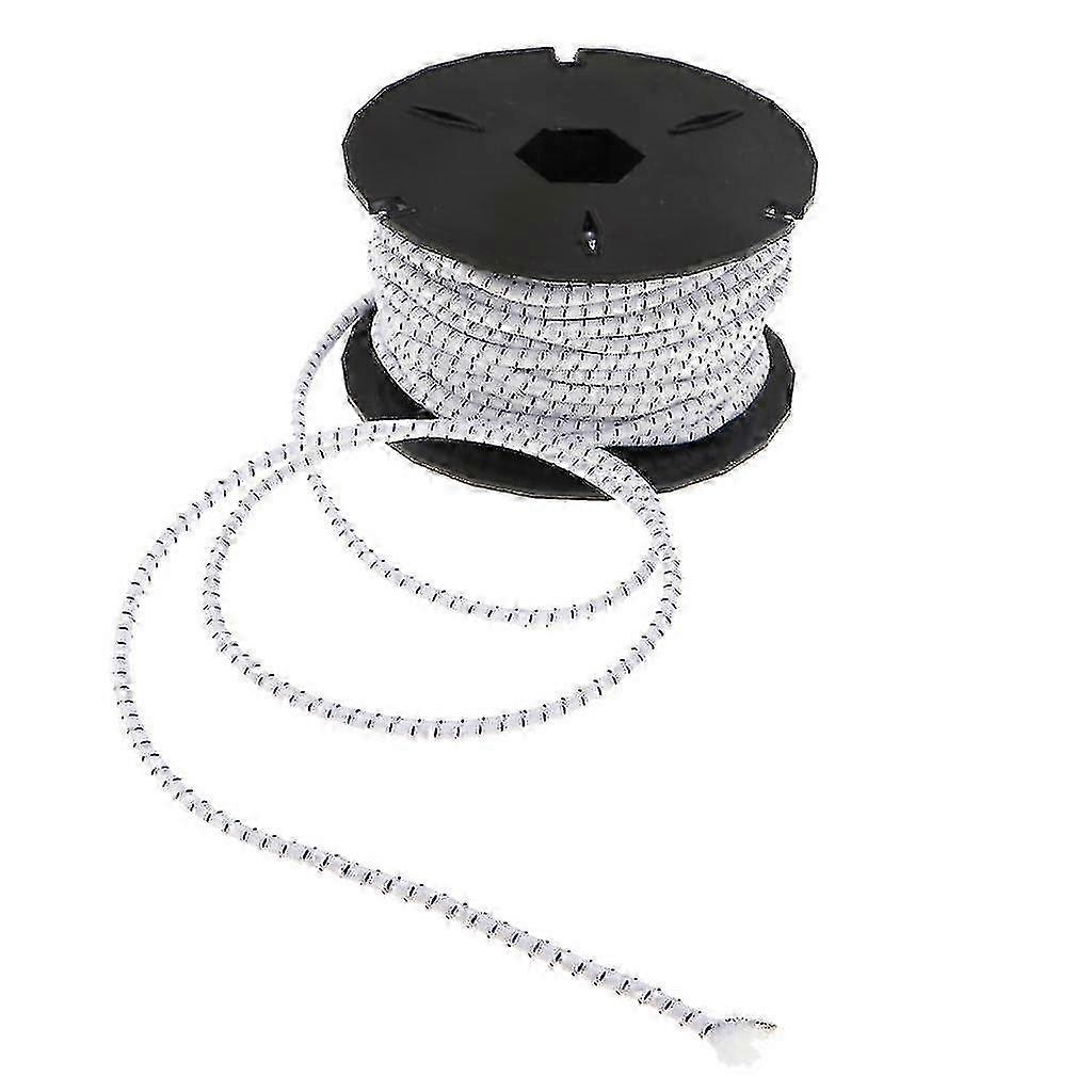 Corda elastica marina da 3 mm - Fascia elasticizzata bianca