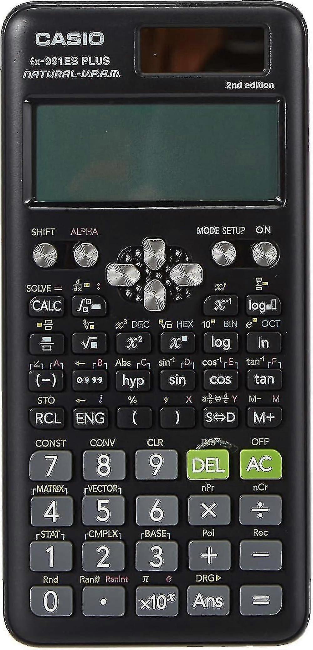 Casio Fx-991es Plus 2 Scientific Calculator With 417 Functions And Display, Natural