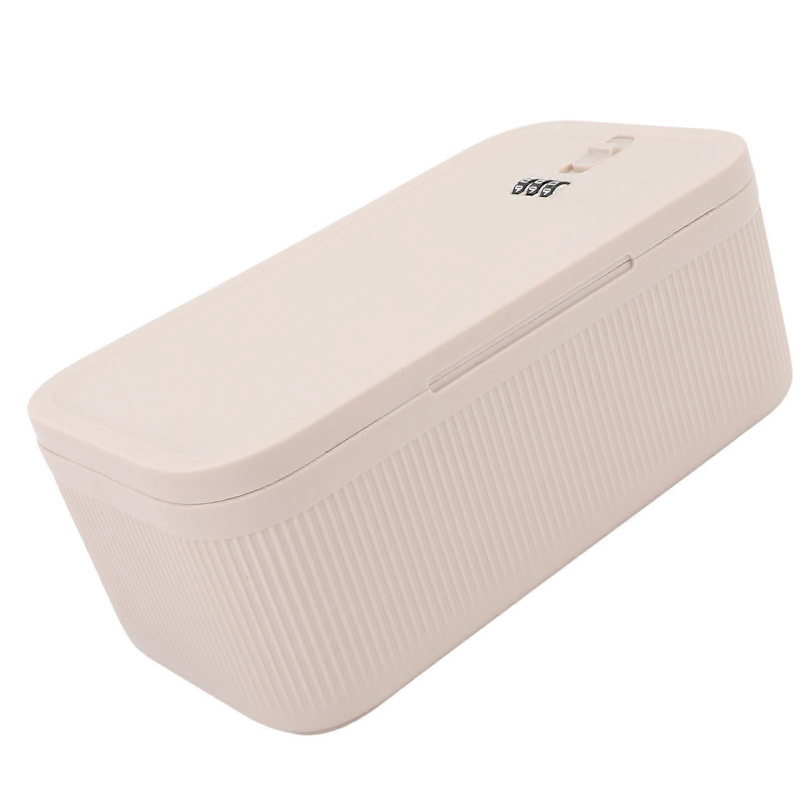 Portable Small Lock Box Combination Lock Box Personal Travel Secure Box with Password for Dorm Travel Home Office