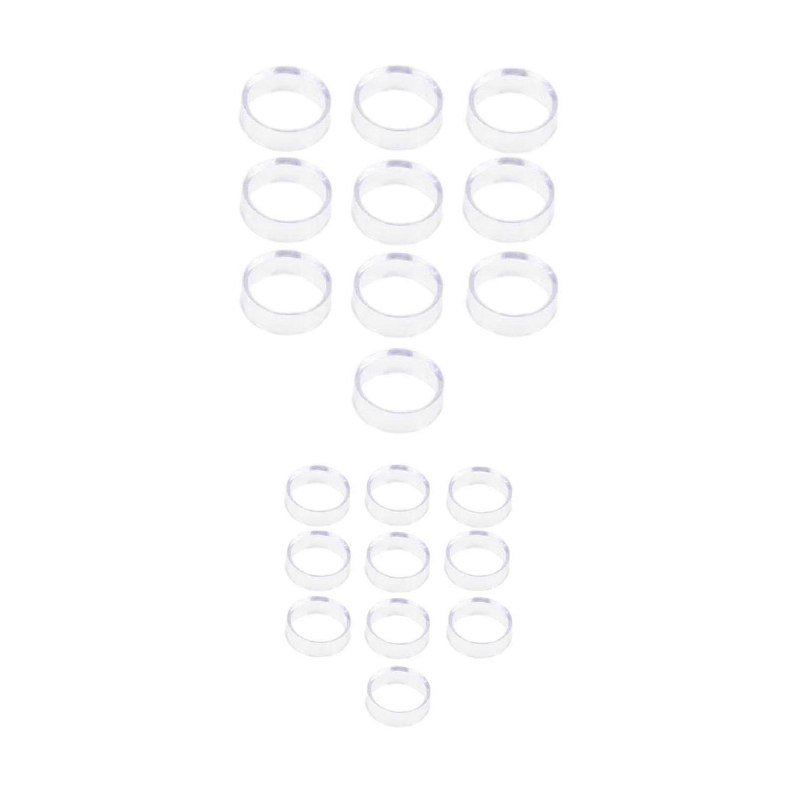 40pcs Acrylic Display Stand for Crystal Balls & Glass Marbles with Stone Base