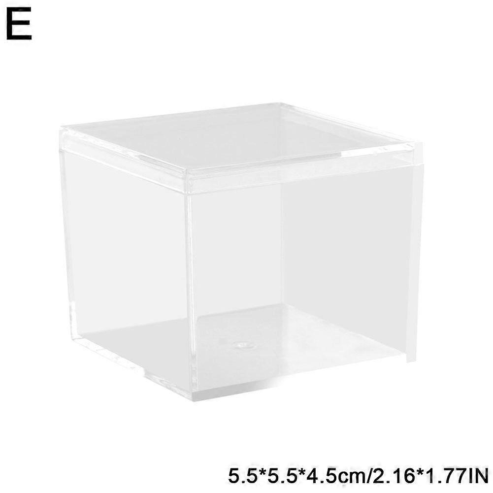 Clear Acrylic Display Box with Lid for Collectibles Jewelry and Miniatures Multiple Sizes Available