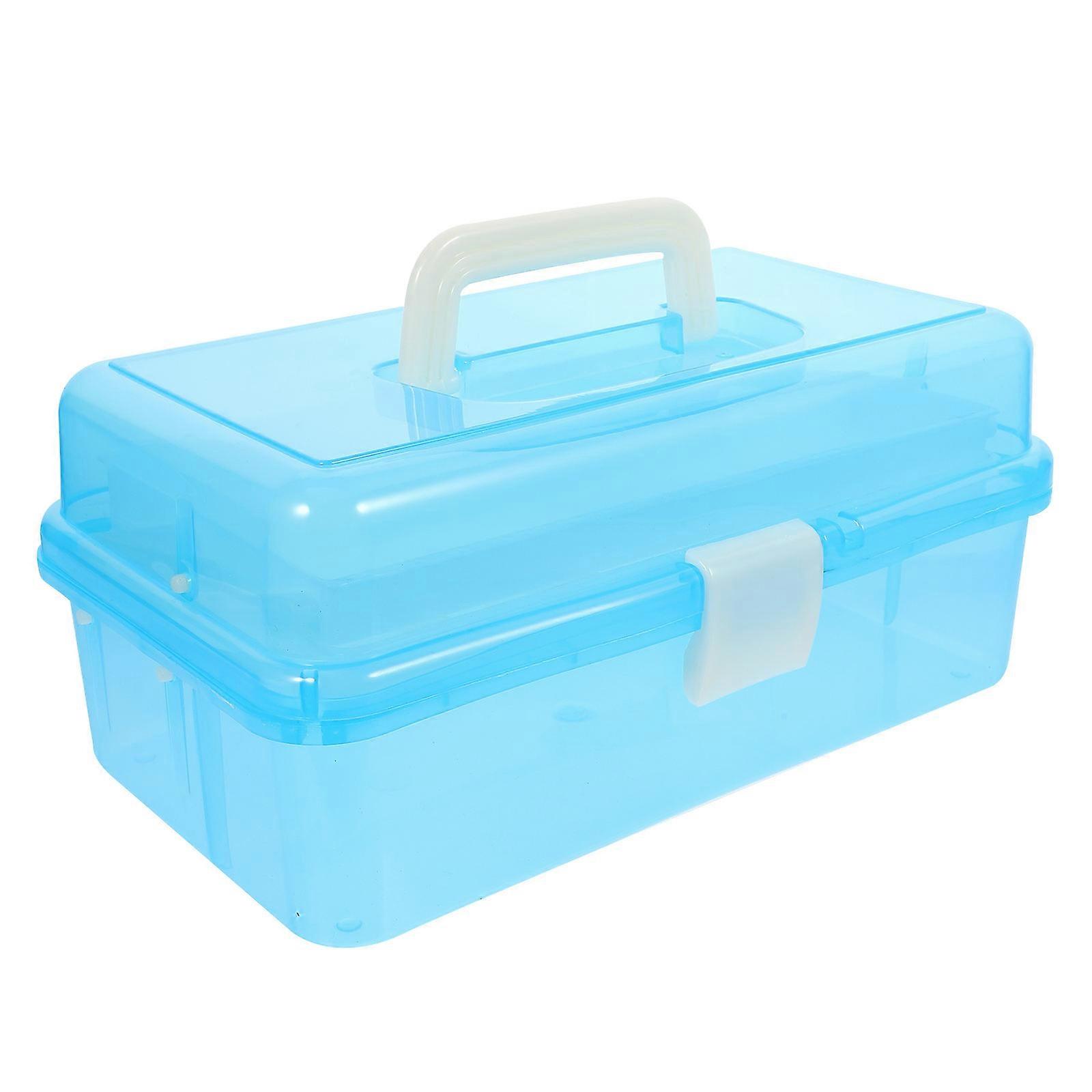 Multifunctional Storage Box Tools Box Transparent Blocks Painting Tools Storage Box