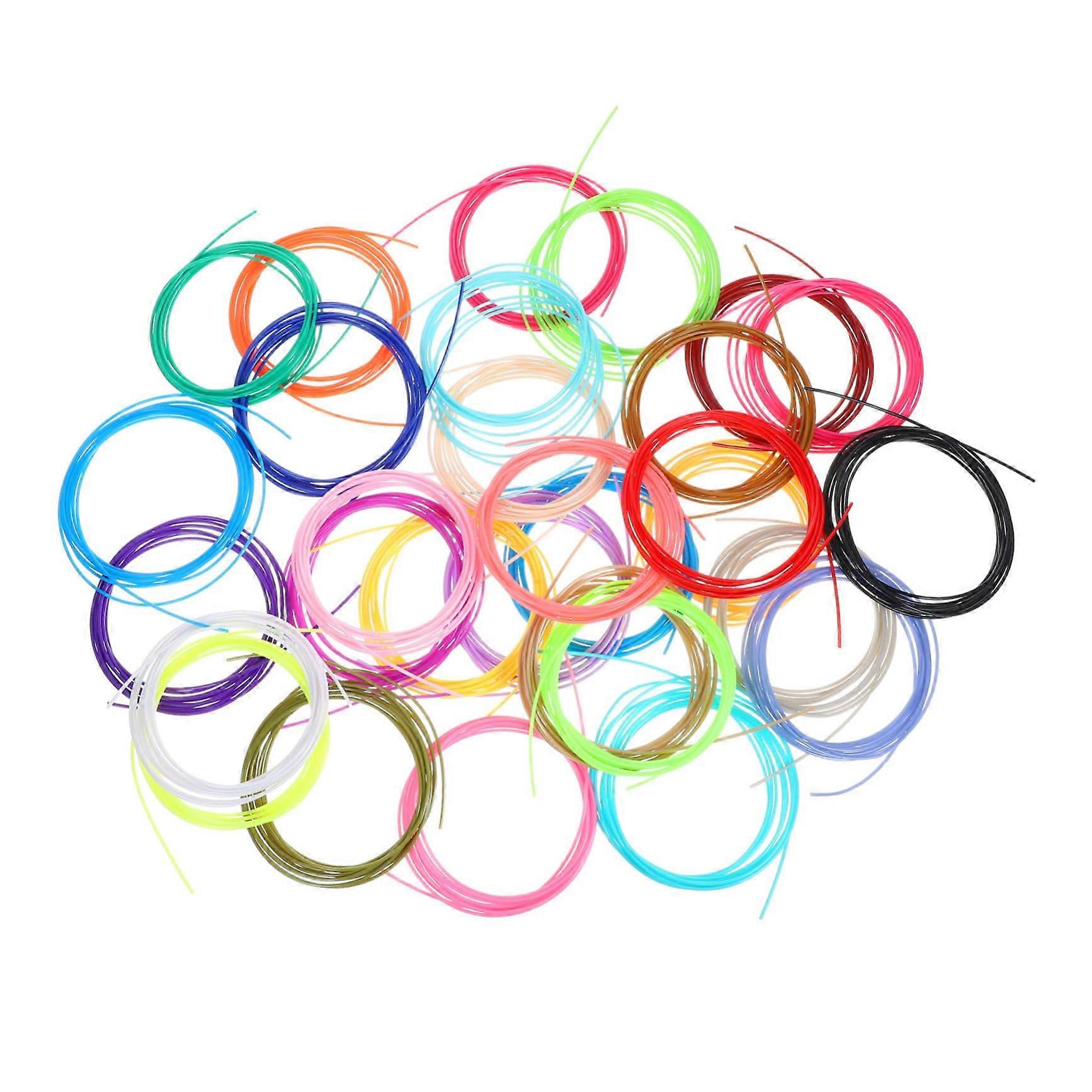 30 Rolls Abs Professional Pen Wires Printing Accessory Useful Filament 3D Material