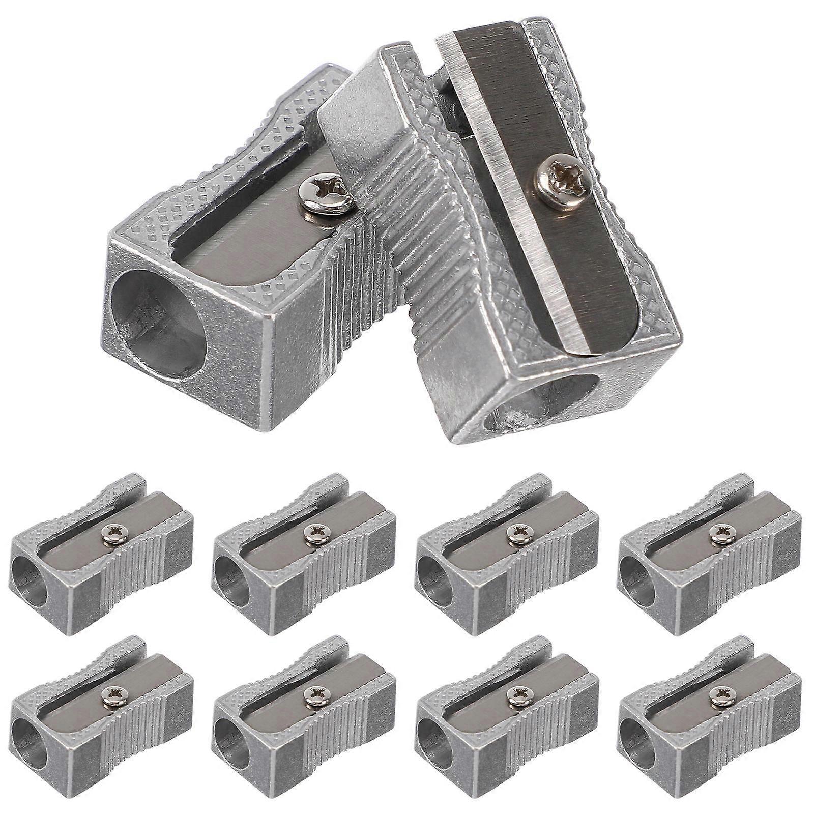 Metallic Manual Sharpener, Designed for Graphite Pencils,