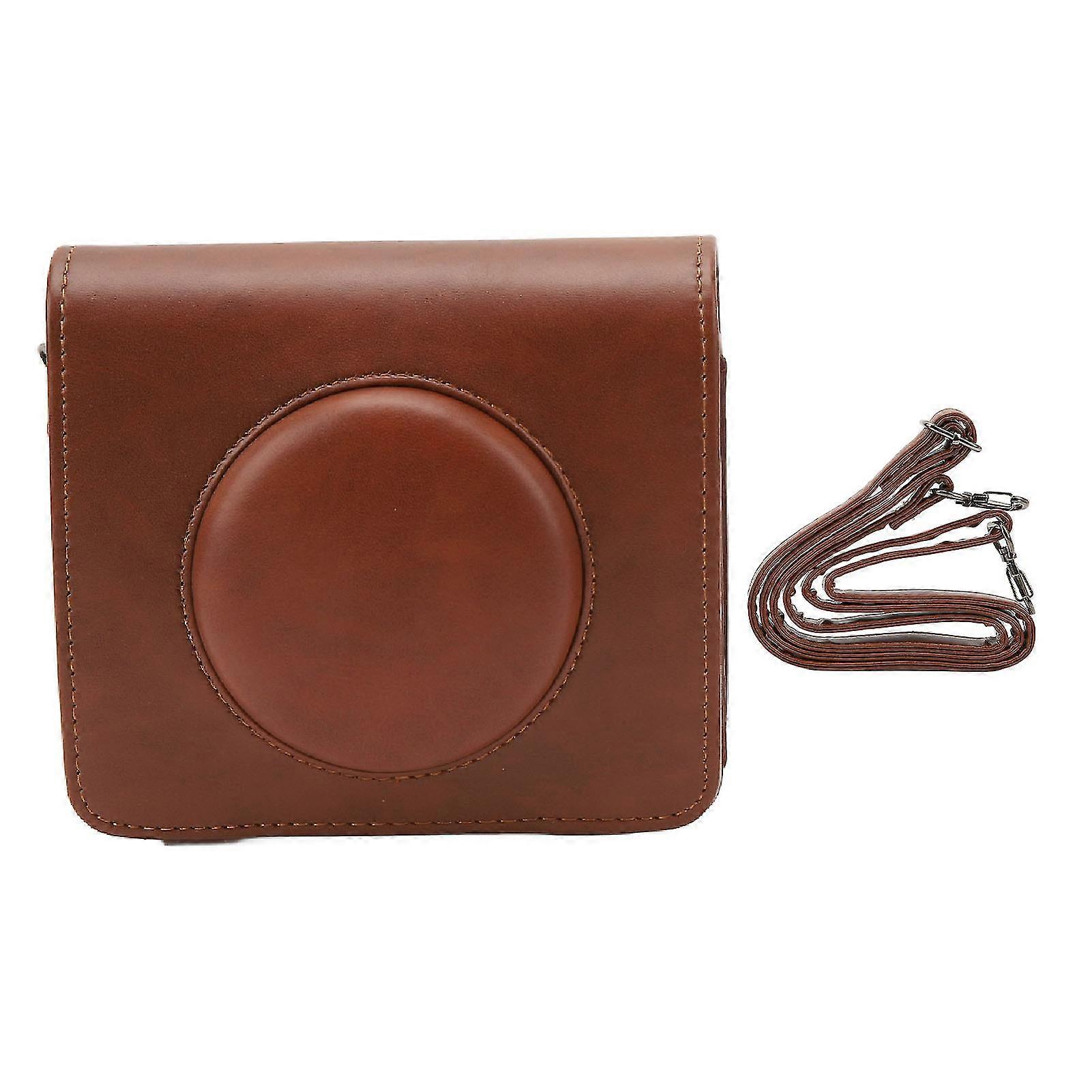 Vintage PU Leather Camera Case for Kodak 300R with Adjustable Strap