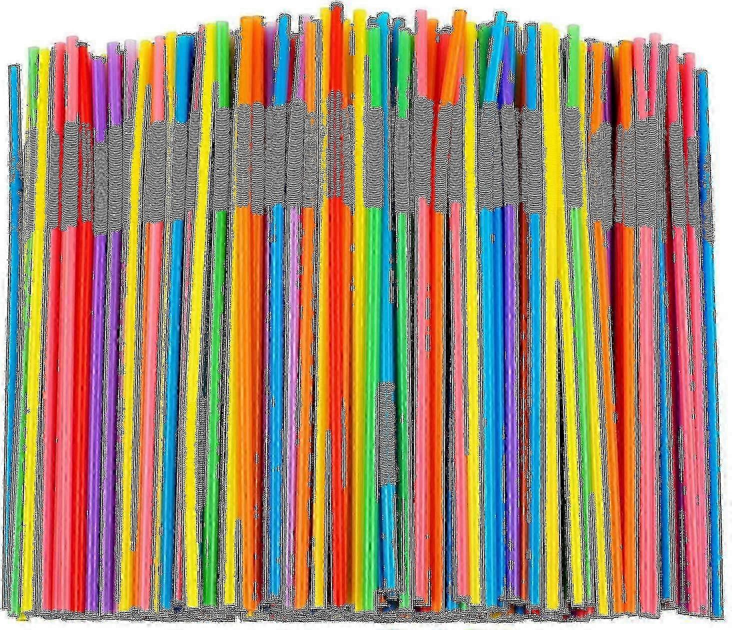2025 BPA-Free Bendable and Durable Colorful Plastic Straws for Disposal